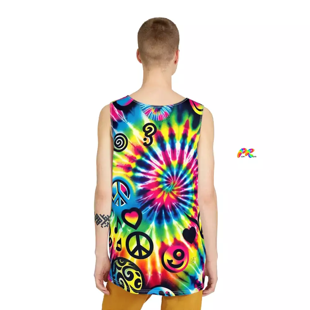 Happy Vibes Men's Rave Tank Top