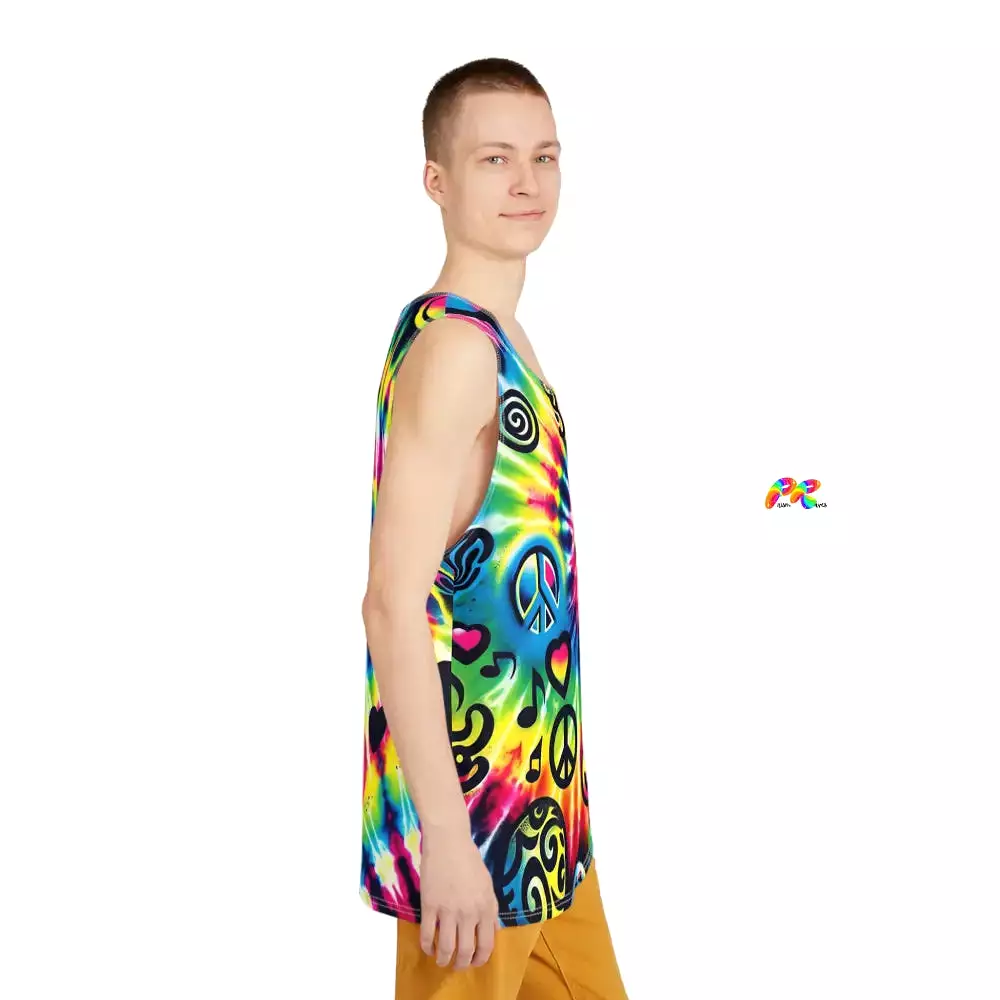 Happy Vibes Men's Rave Tank Top