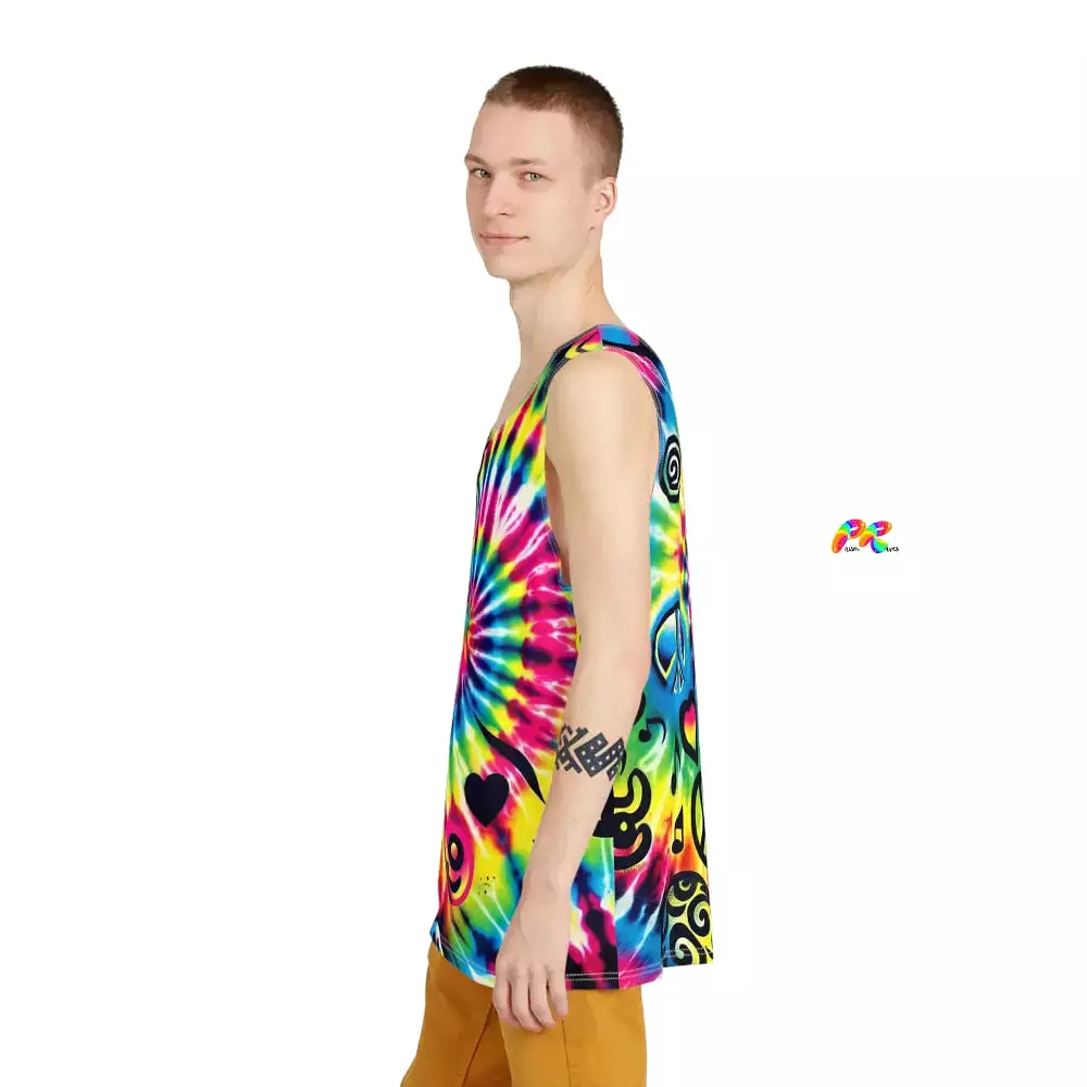 Happy Vibes Men's Rave Tank Top