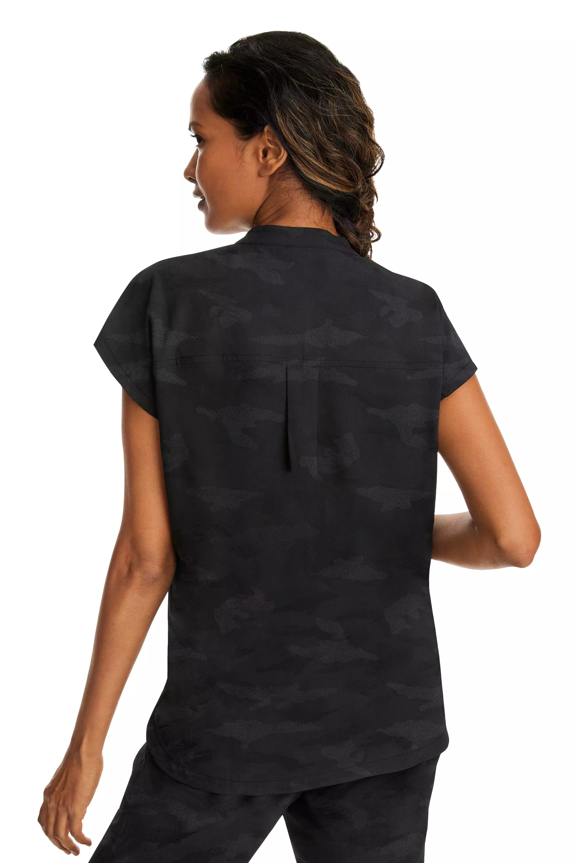 Healing Hands Purple Label Camo 2352 Women's Journey Boxy Top