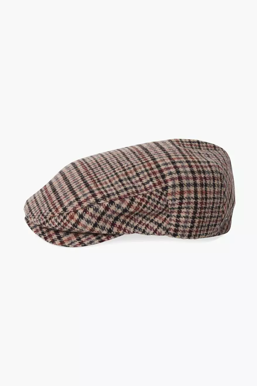 Hooligan Flat Cap - Sand/Black/Crushed Violet