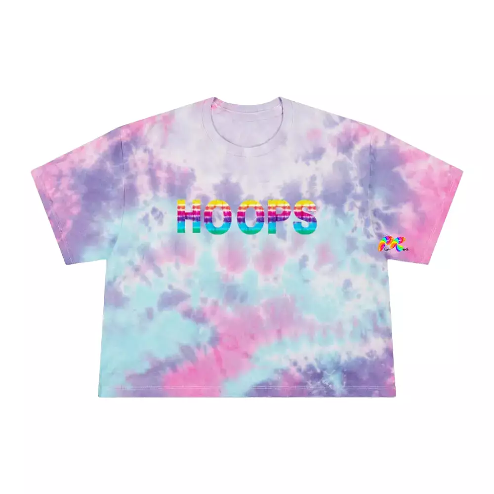 HOOPS Women's Tie-Dye Crop T-Shirt