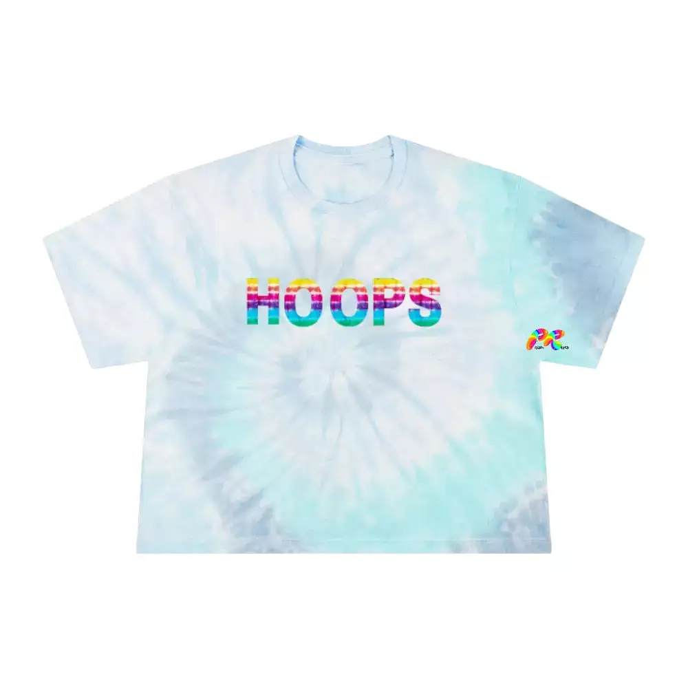 HOOPS Women's Tie-Dye Crop T-Shirt