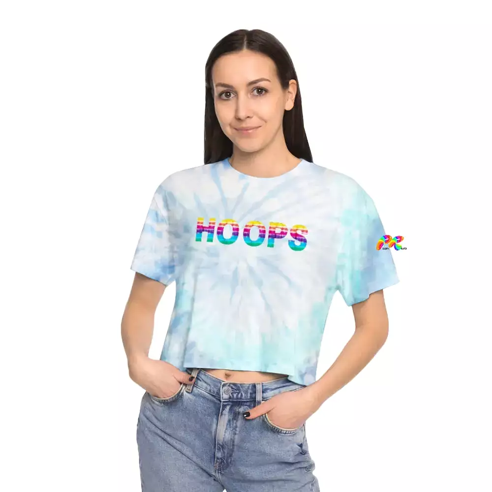 HOOPS Women's Tie-Dye Crop T-Shirt