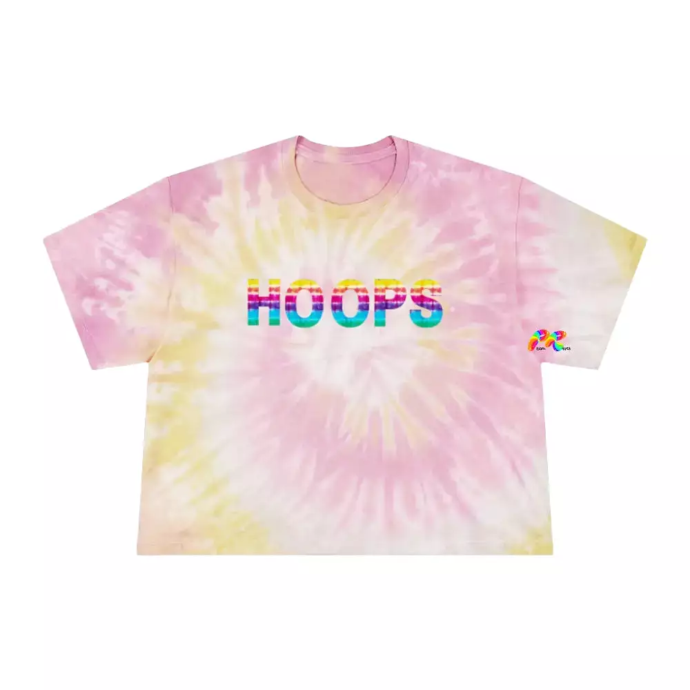 HOOPS Women's Tie-Dye Crop T-Shirt