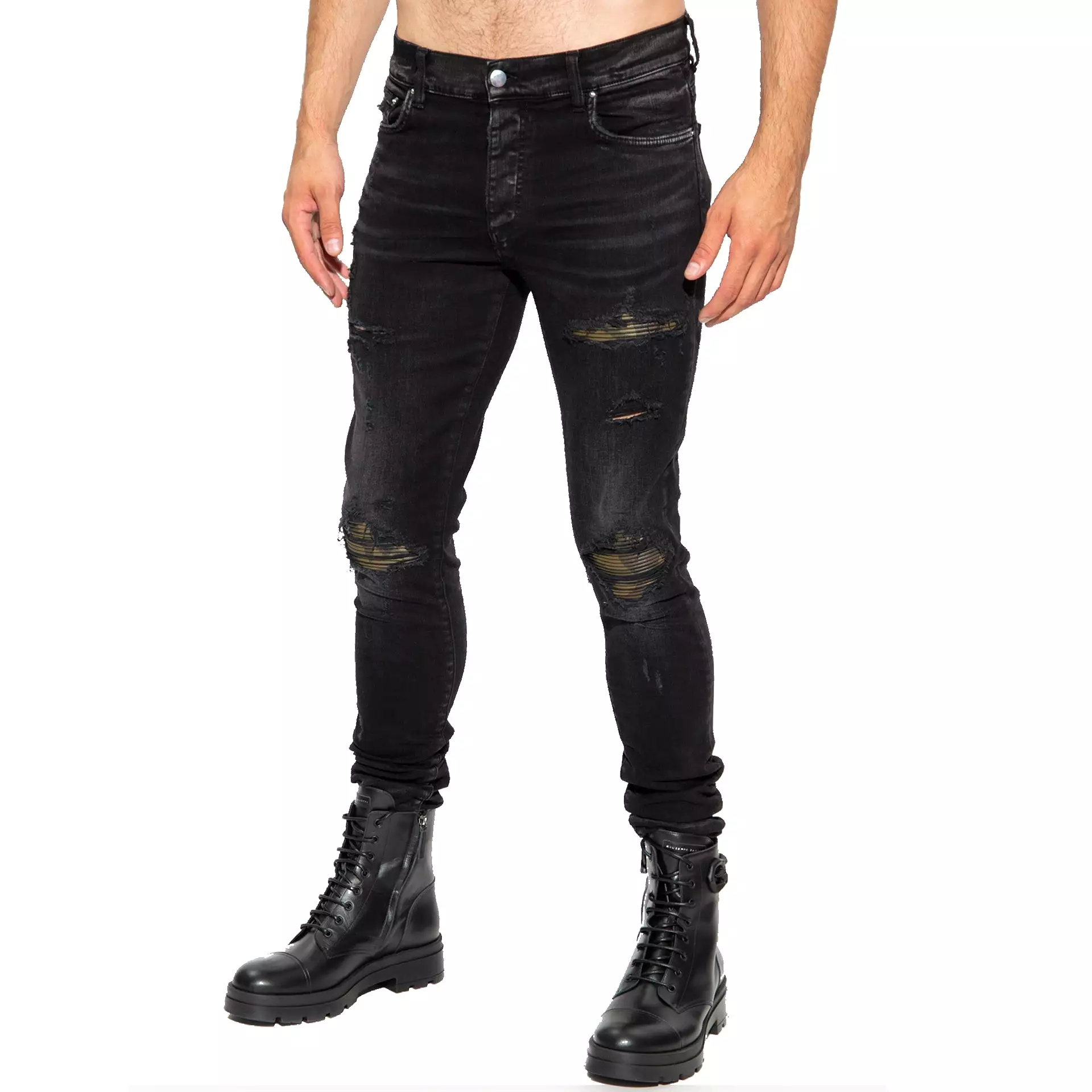 Jeans in denim Amiri