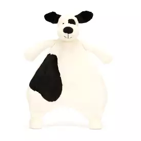 Jellycat Black & Cream Puppy Comforter