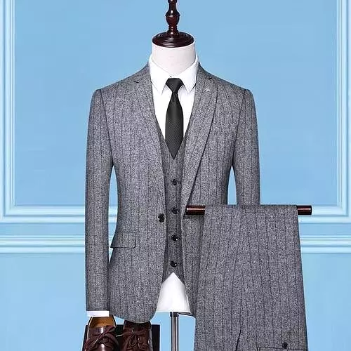 Jojo Style Pinstripes Business Suit