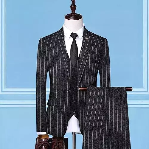 Jojo Style Pinstripes Business Suit