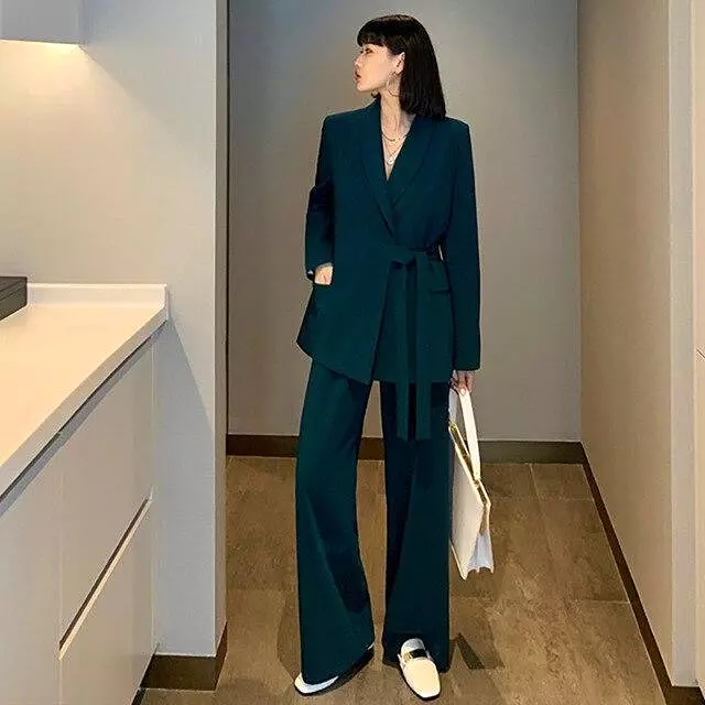 Korean Style Women Pantsuit