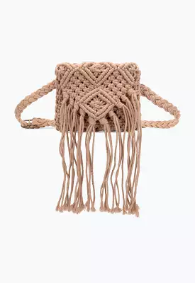 Macram Tassel Sling Bag