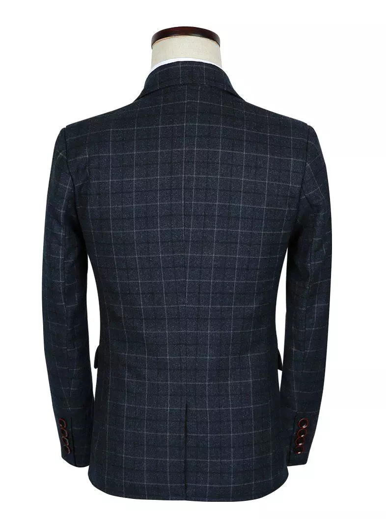 McCartney Three Piece Plaid Suit