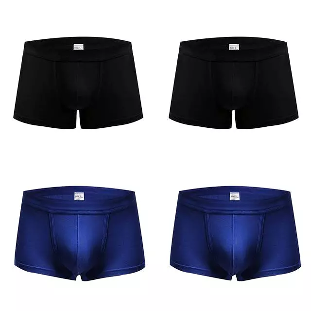 Men Boxer Shorts - 4 Pcs/Set