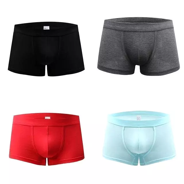 Men Boxer Shorts - 4 Pcs/Set