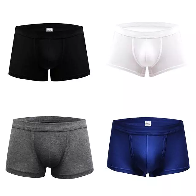 Men Boxer Shorts - 4 Pcs/Set