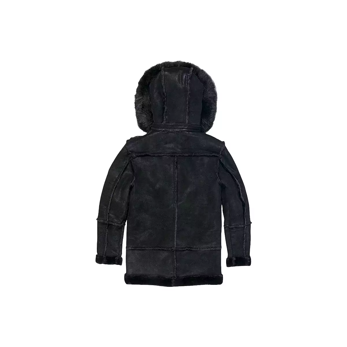 Men's Denali Hooded Shearling Coat