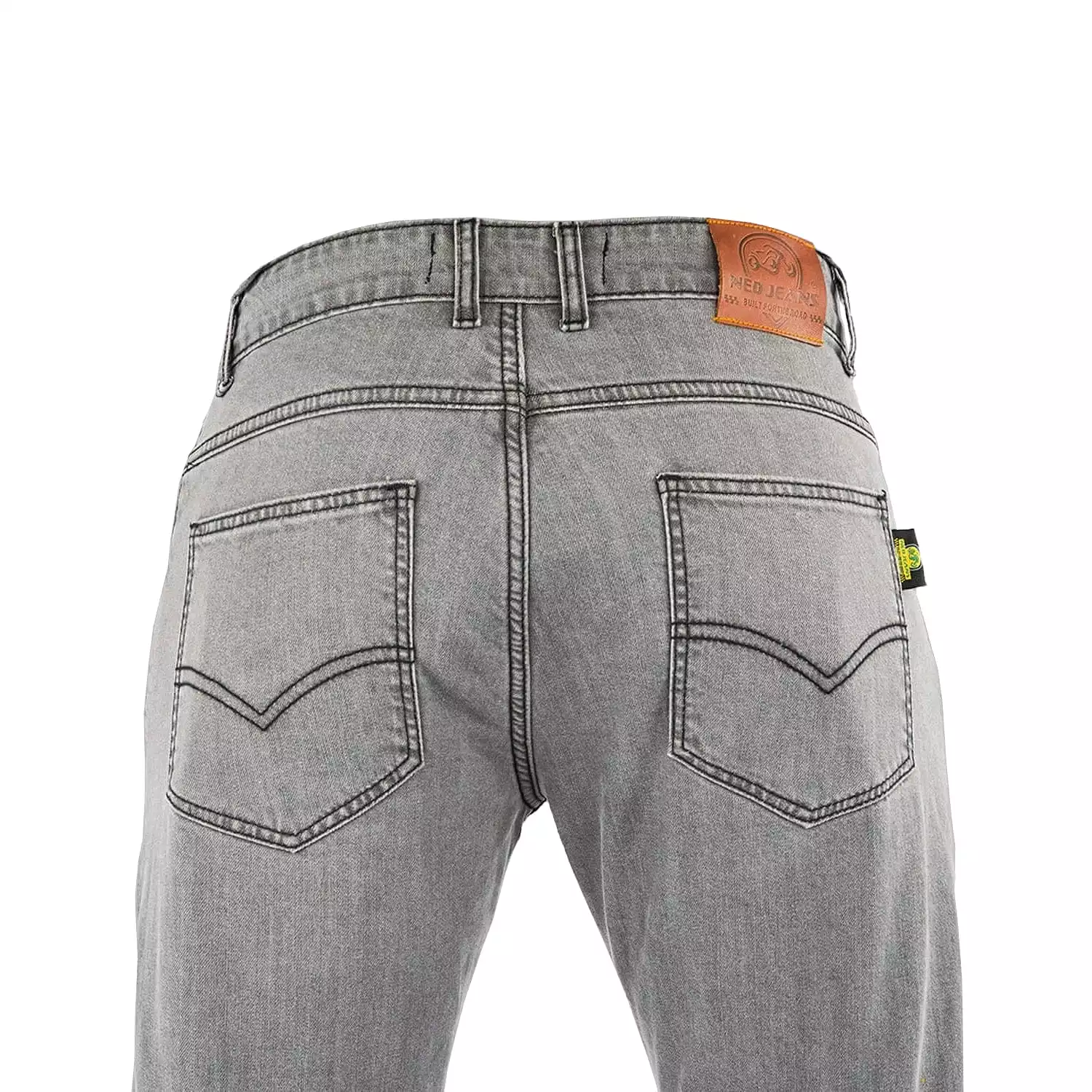 NEO MEN MOTORCYCLE JEANS – GREY