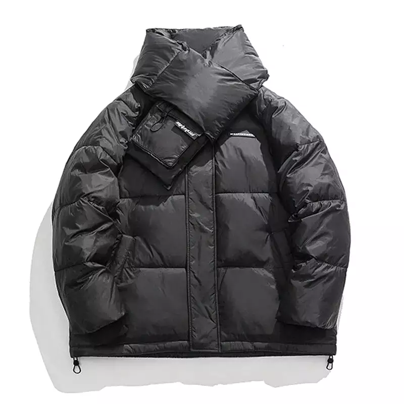 New Arrival 90% Duck Down Winter Down Coat with Matching Scarf Warm Down Jacket Men