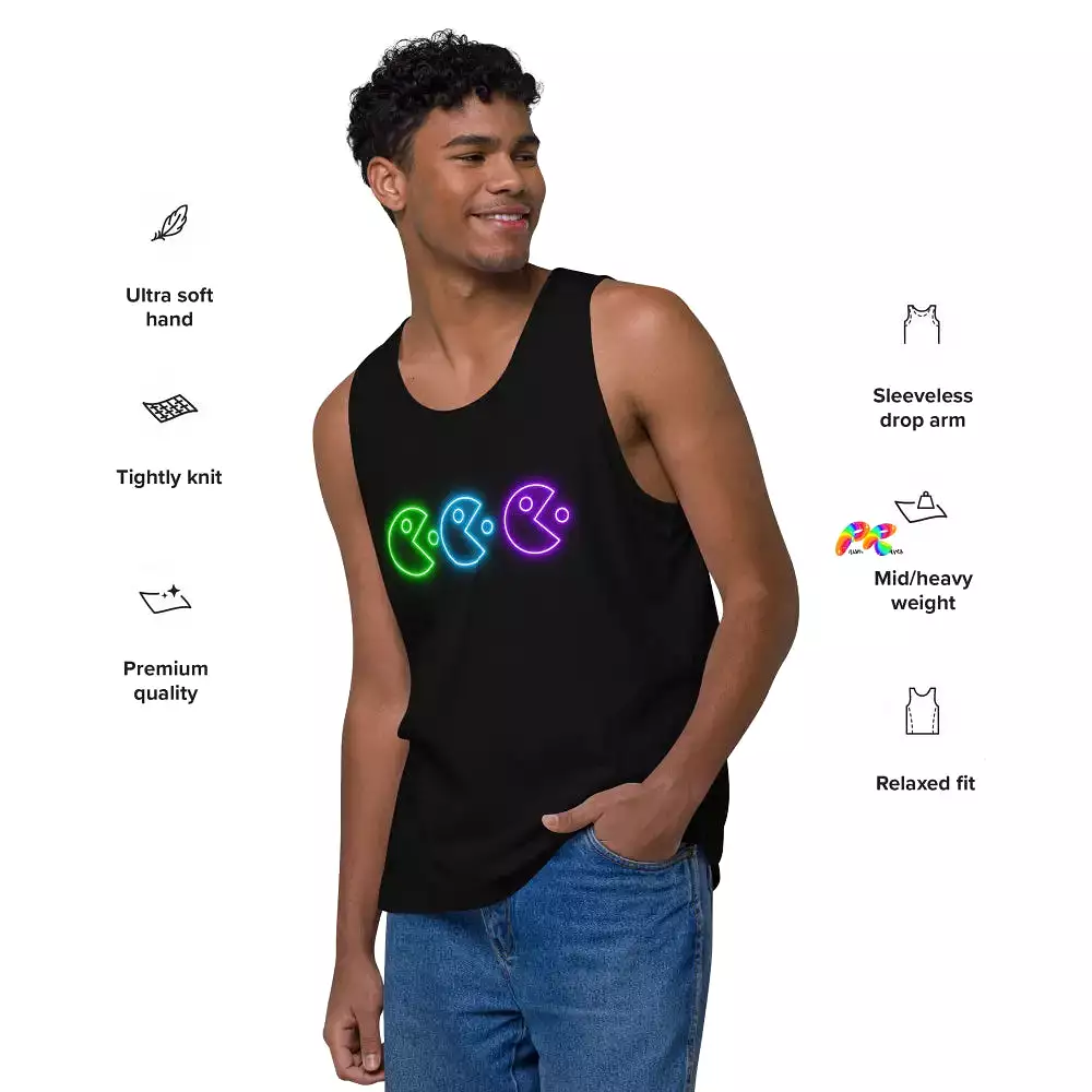 Pac-Man 100% Cotton Men’s Tank Top