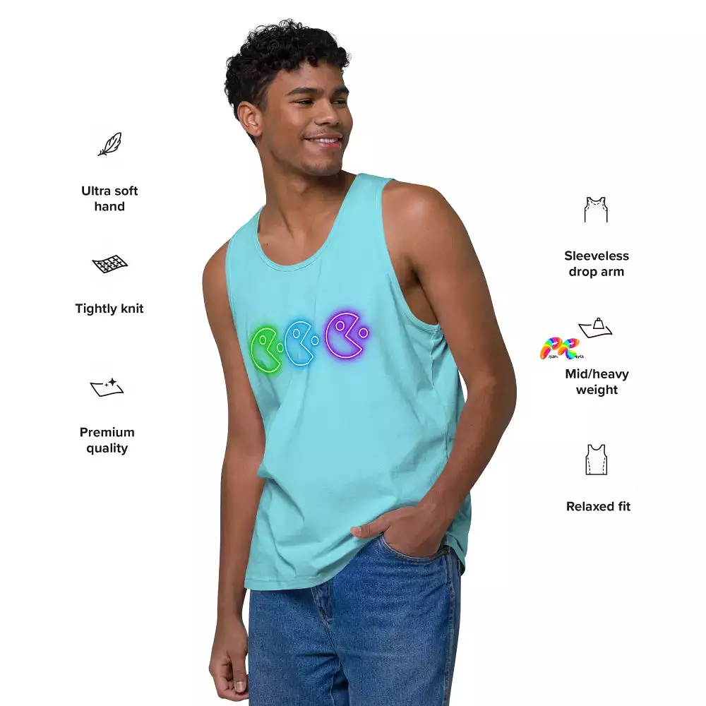 Pac-Man 100% Cotton Men’s Tank Top