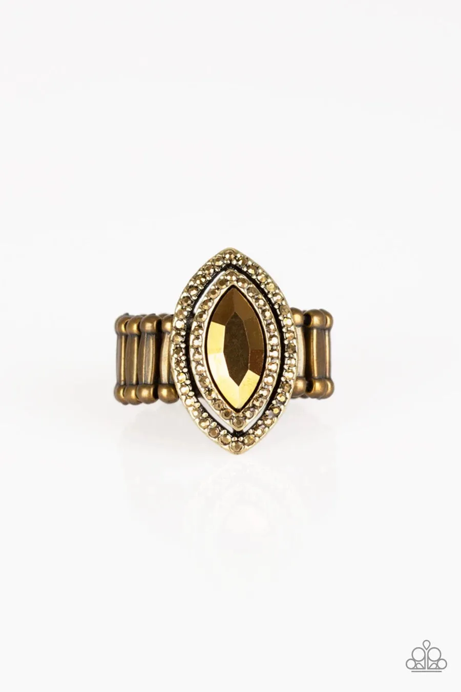 Paparazzi Accessories - Modern Millionaire - Brass Ring