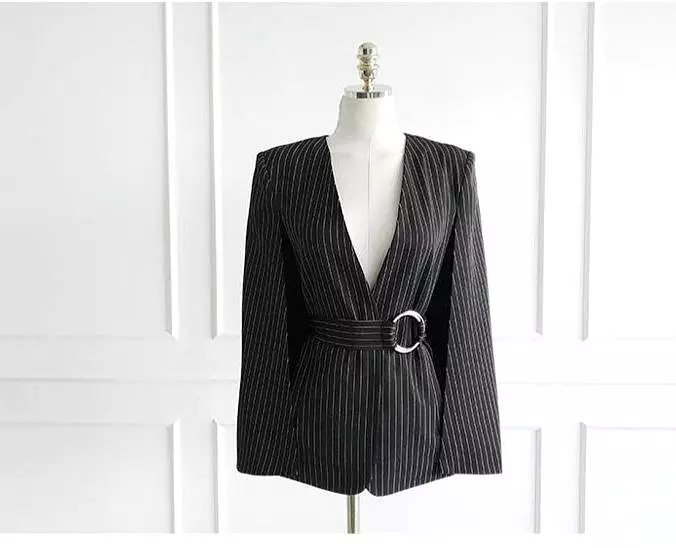 Pinstripes Temperamental Pantsuit