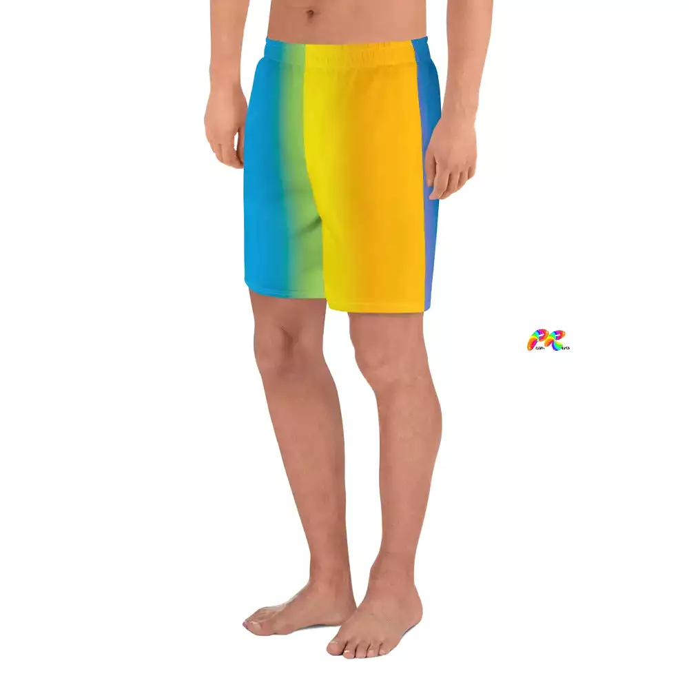 Pride Men's Athletic Long Shorts