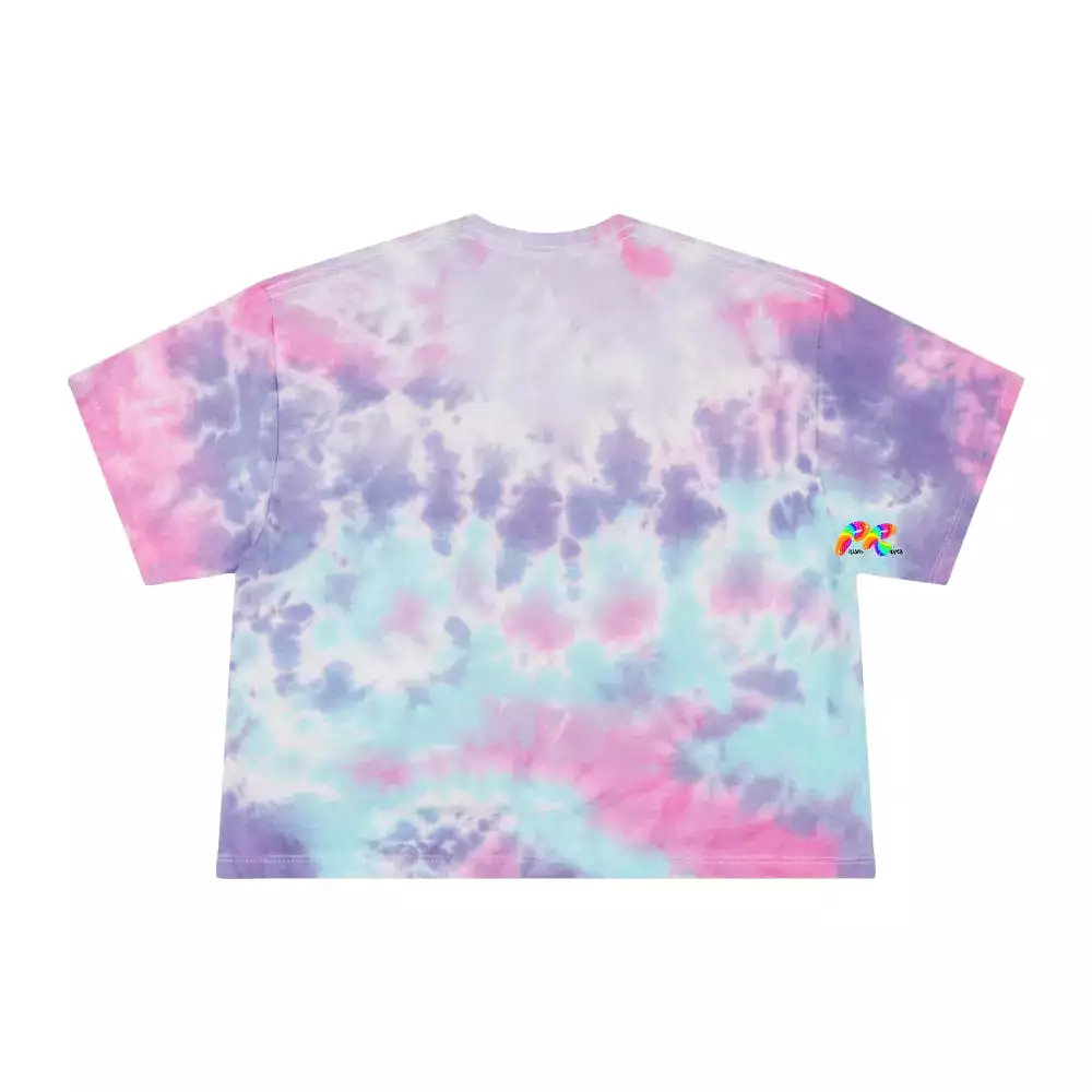 Rave Squad Women's Tie-Dye Crop T-Shirt