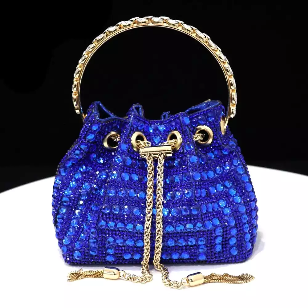 Rhinestones Bucket Bag