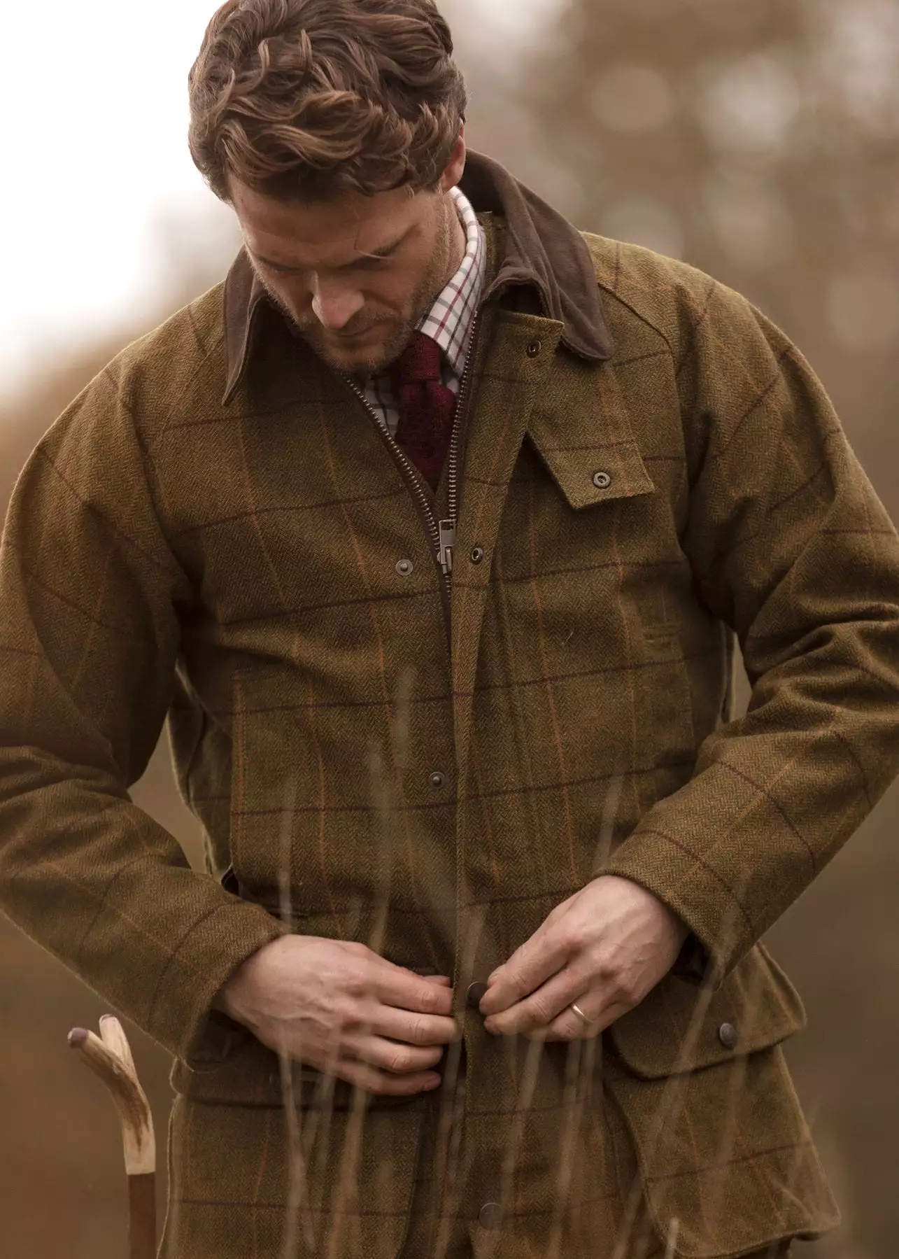 SALE Alan Paine Rutland Waterproof Tweed Coat