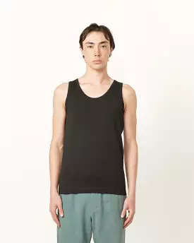 Scoop Neck Tank Top in Black