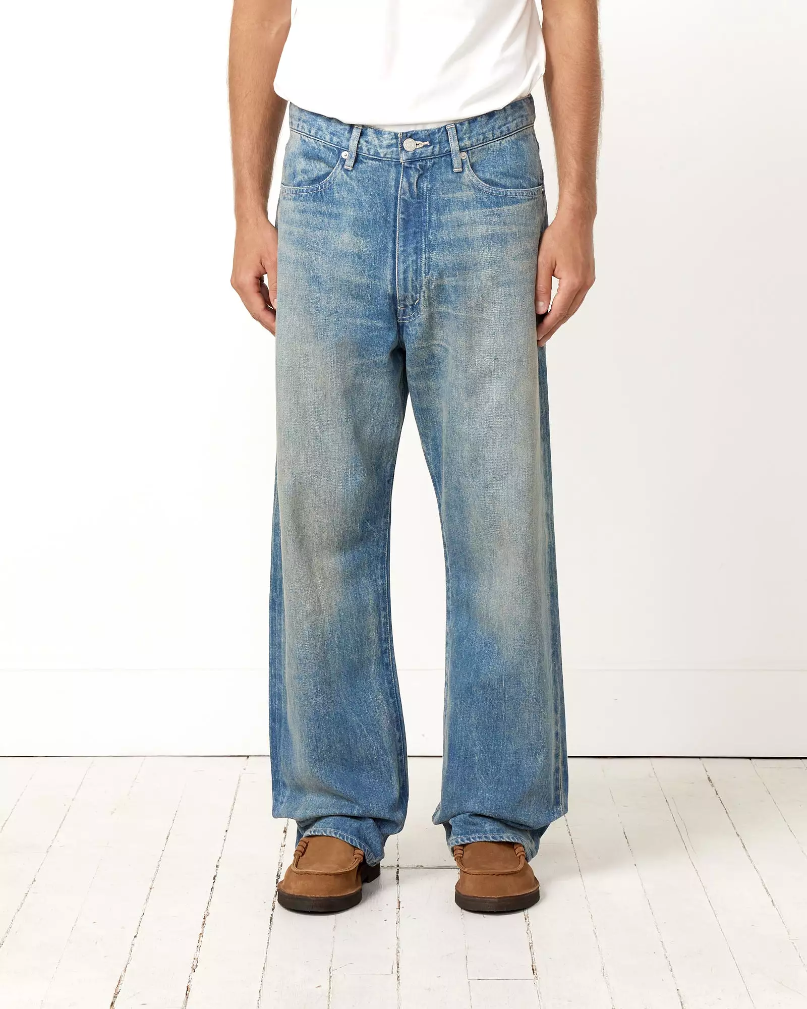 Selvedge Faded Denim Pant