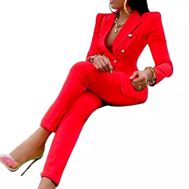 Sexy Cut Ladies Pantsuit