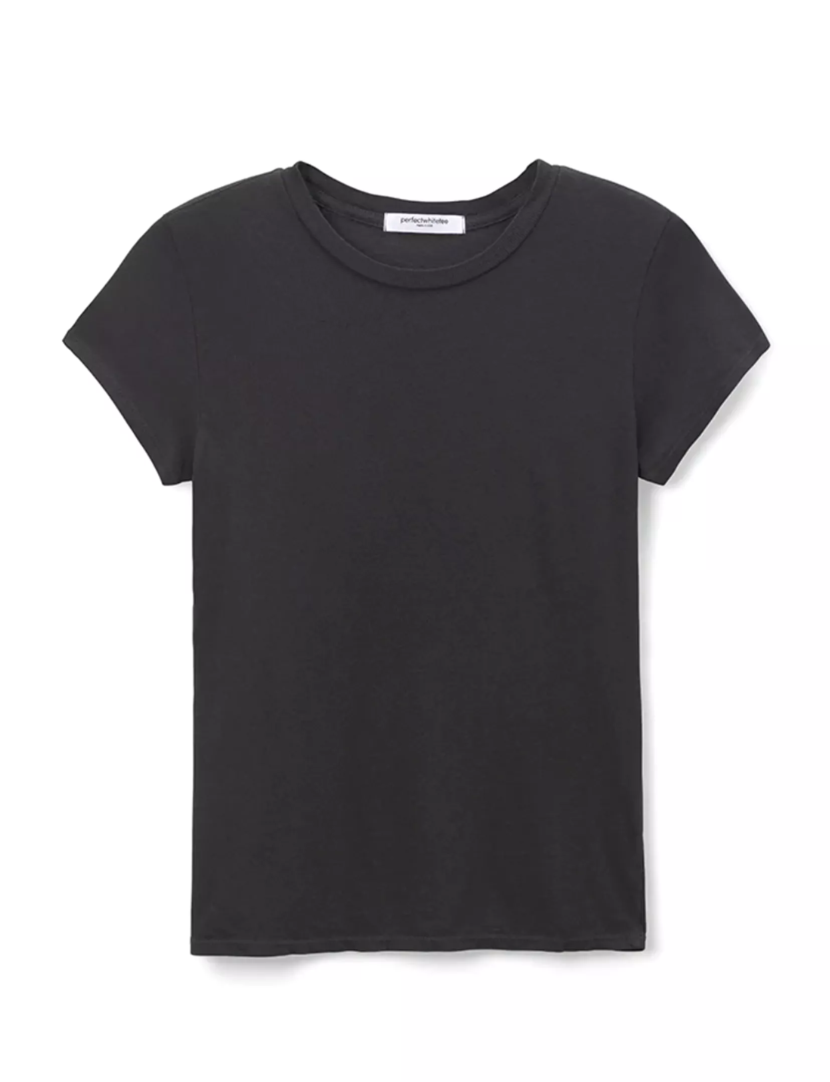 Sheryl Recycled Baby Tee, Vintage Black