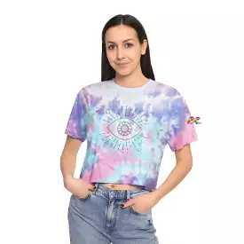 Single Eye Women's Tie-Dye Crop T-Shirt