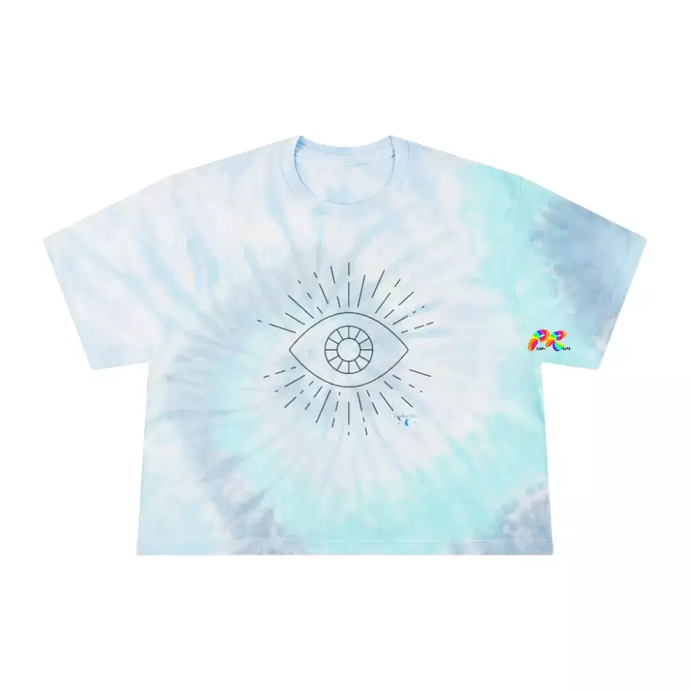 Single Eye Women's Tie-Dye Crop T-Shirt