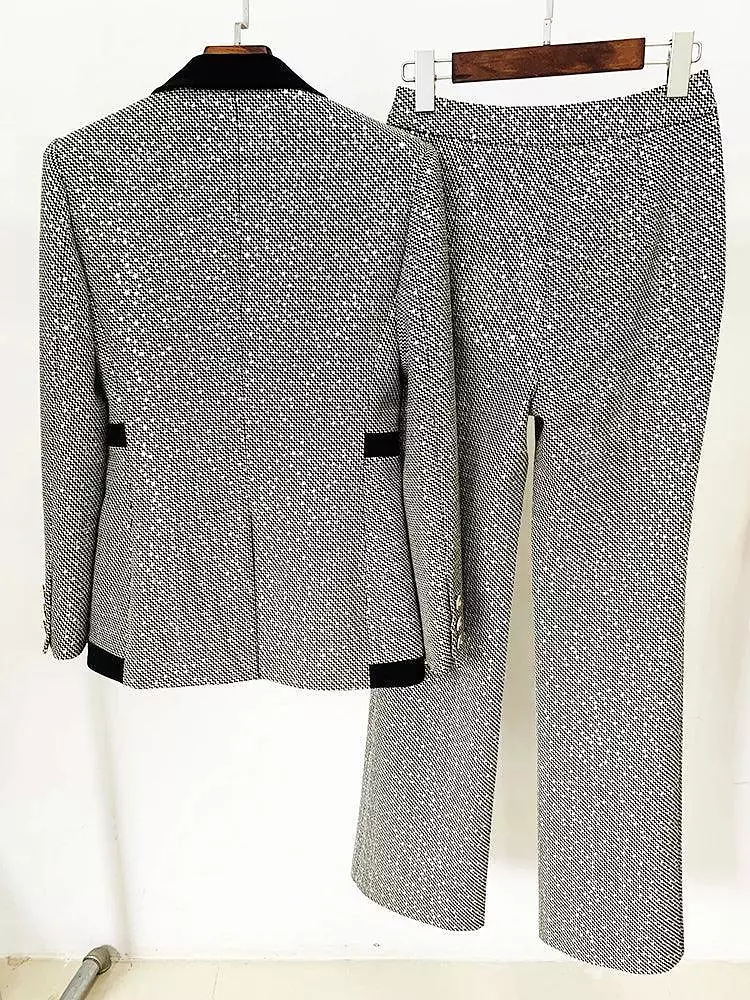 Sleek Women Pant Suit, Sequin