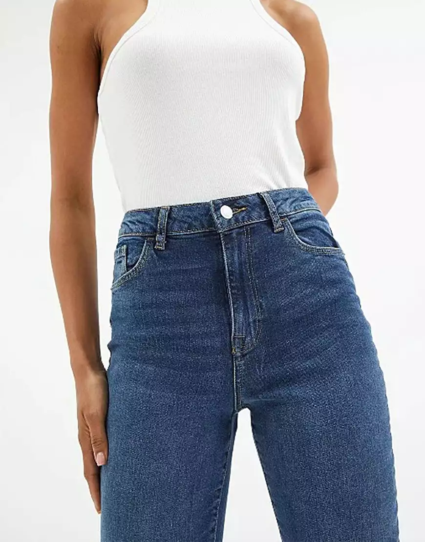 Slim Mom Jeans in Dark Wash