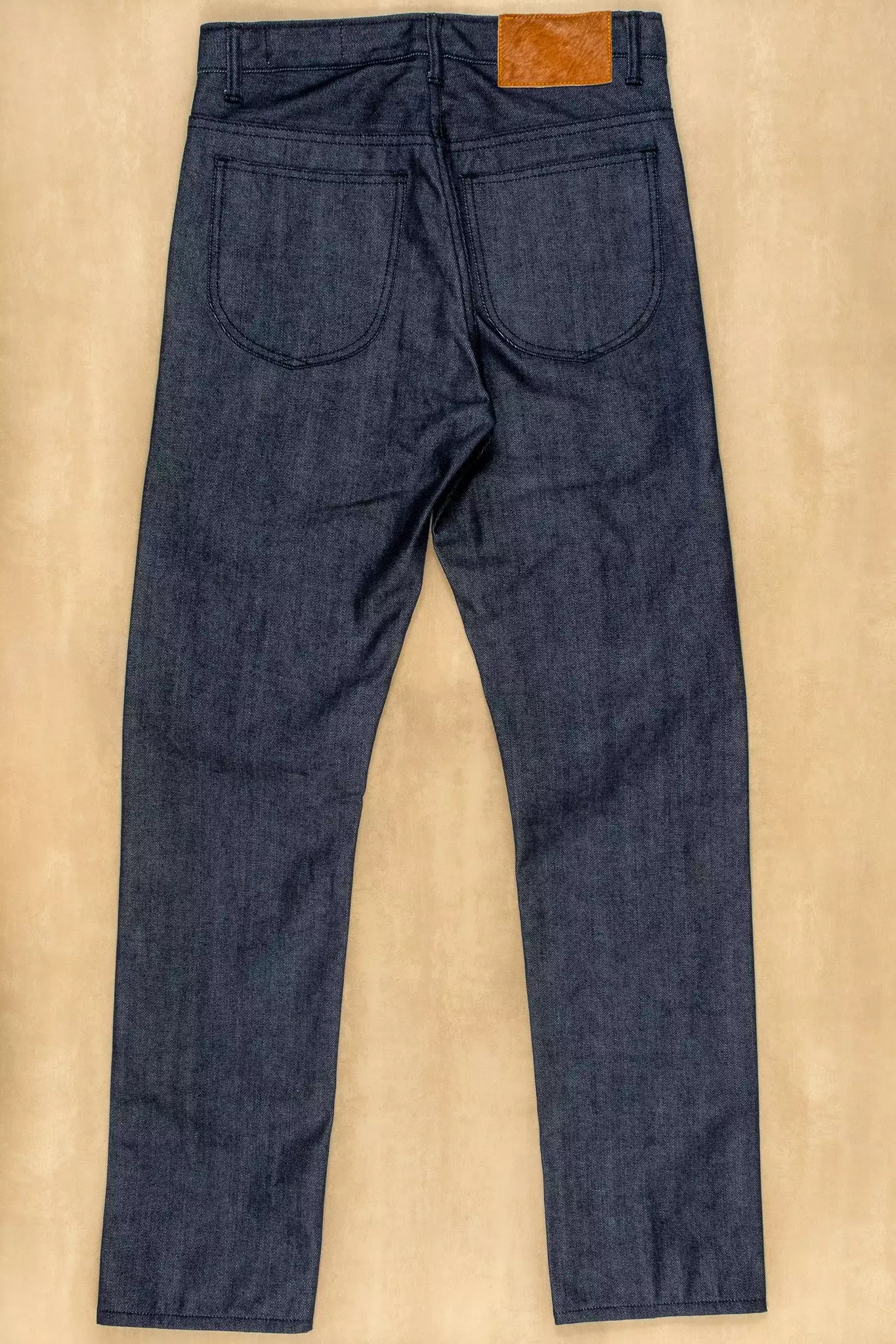 Soft Fluffy Pleated Selvedge Denim Jeans