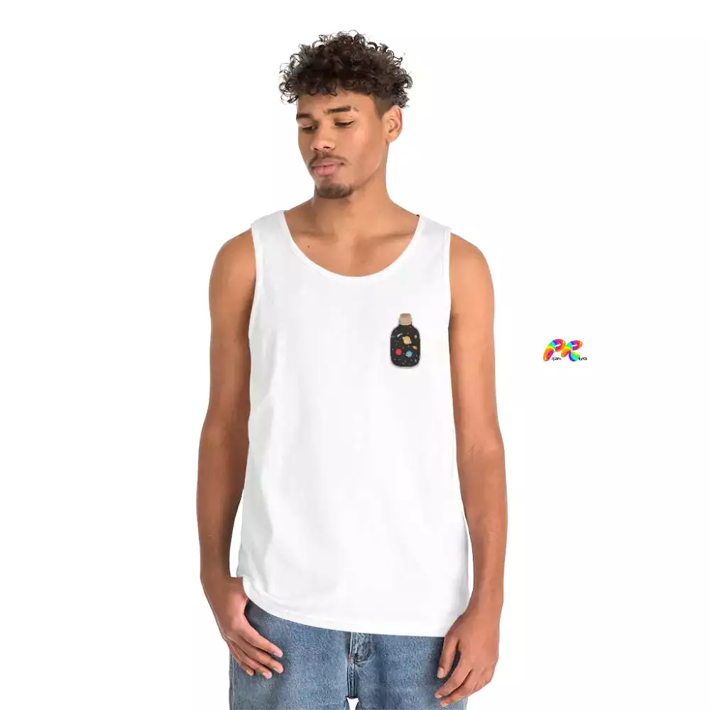 Solar System In A Jar Unisex Heavy Cotton Tank Top