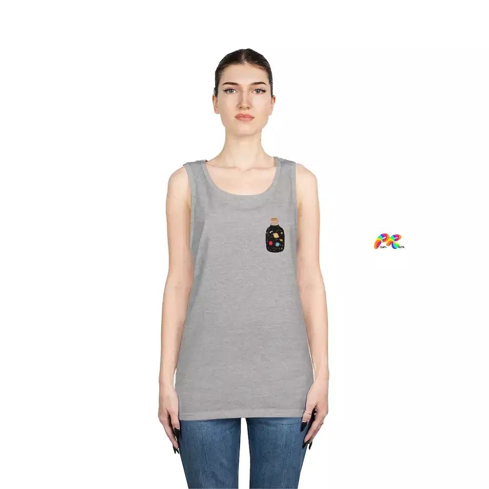 Solar System In A Jar Unisex Heavy Cotton Tank Top