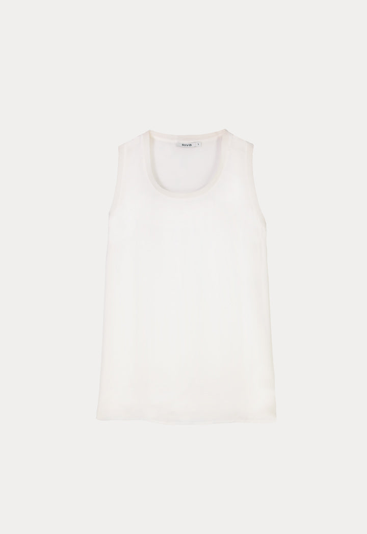 Solid Sleeveless Blouse