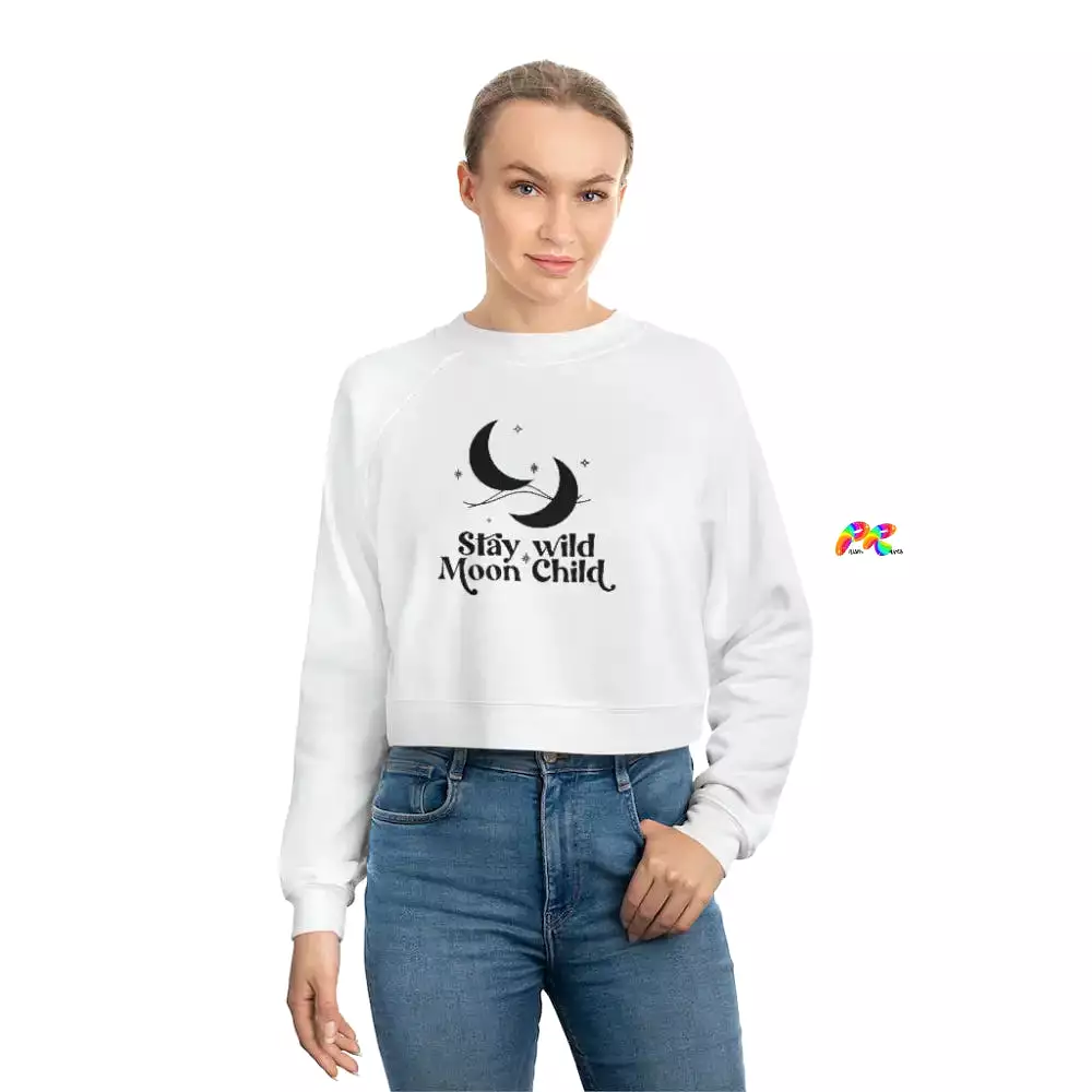 Stay Wild Women's Cropped Fleece Sweatshirt