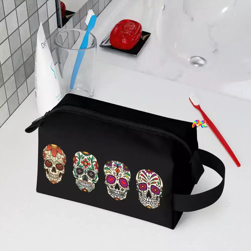 Sugar Skull Toiletry Bag