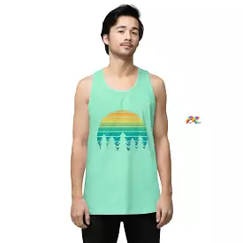 Sunset Pines Men’s premium Tank Top