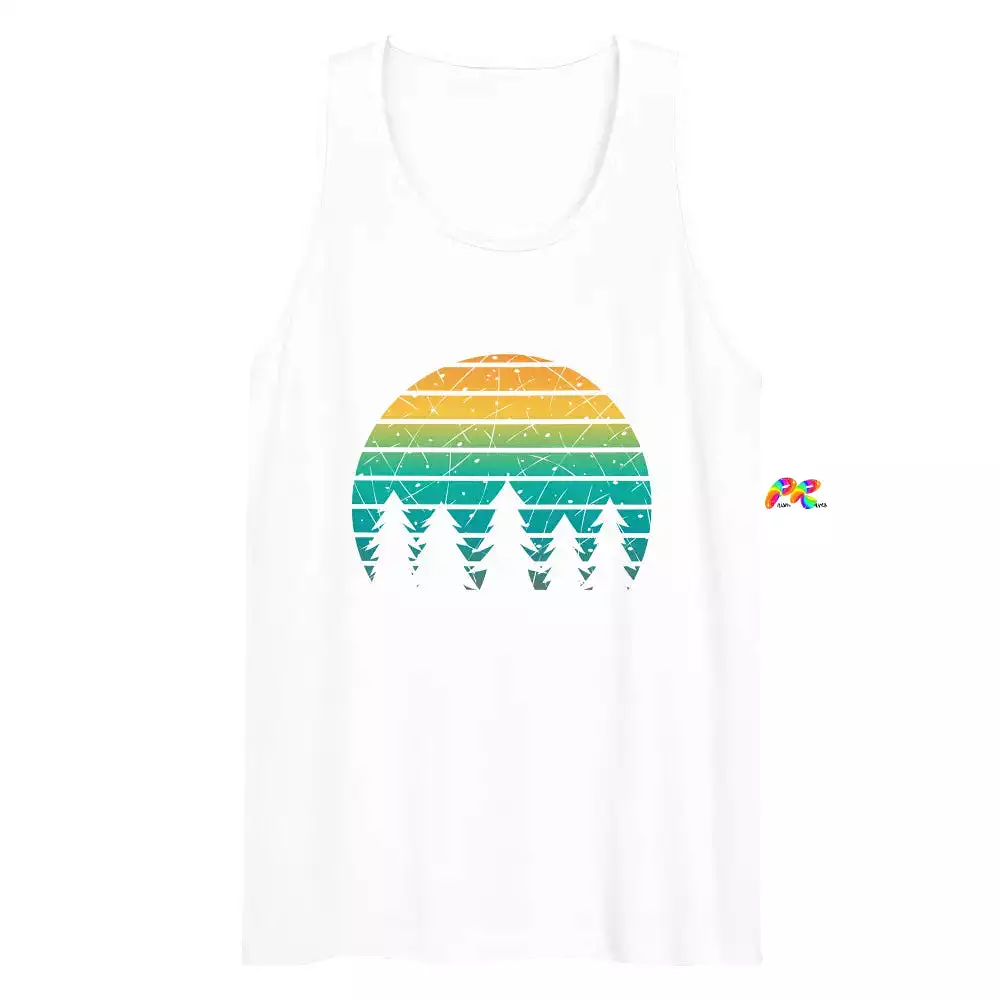 Sunset Pines Men’s premium Tank Top