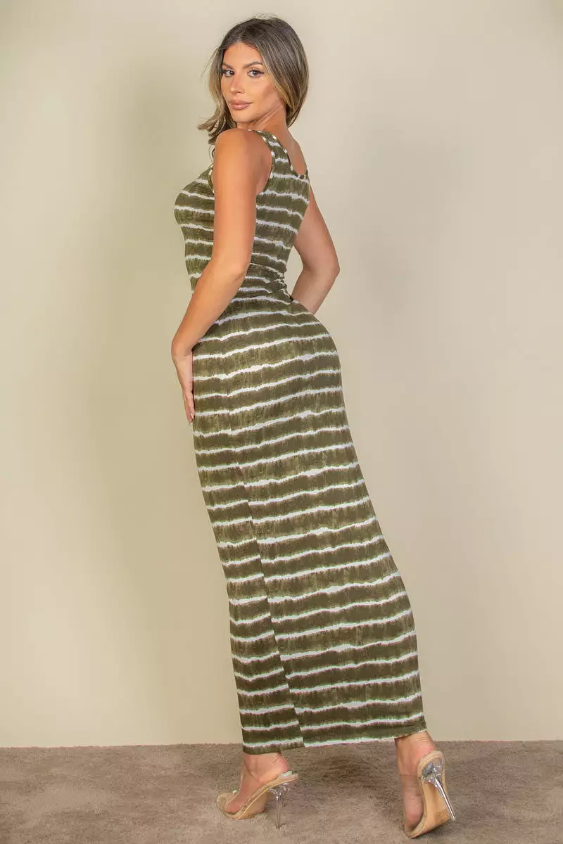 Tie Dye Printed Maxi Dress