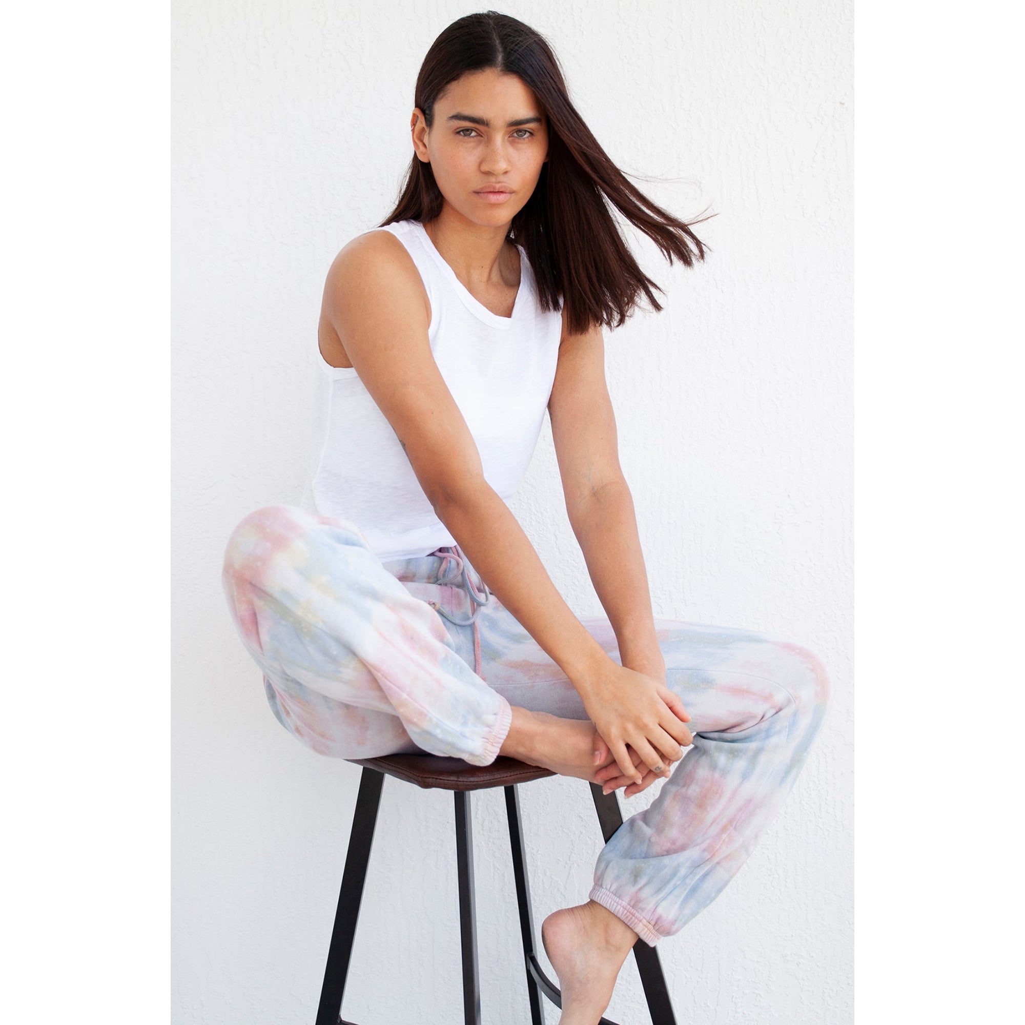 Velvet Women's Tie Dye Fleece Pant - SUNRISE