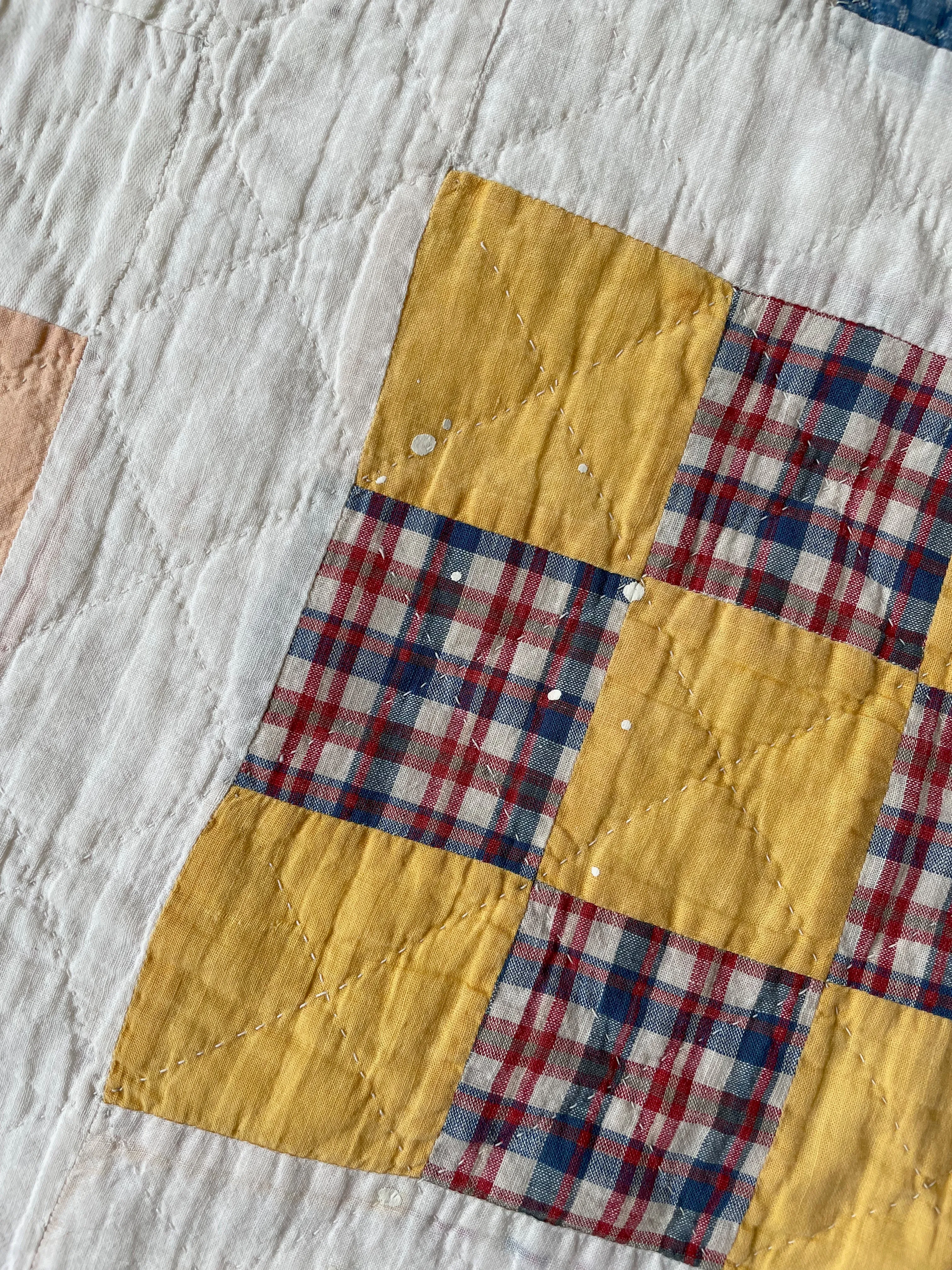 Vintage 1930s Nine Patch Quilt