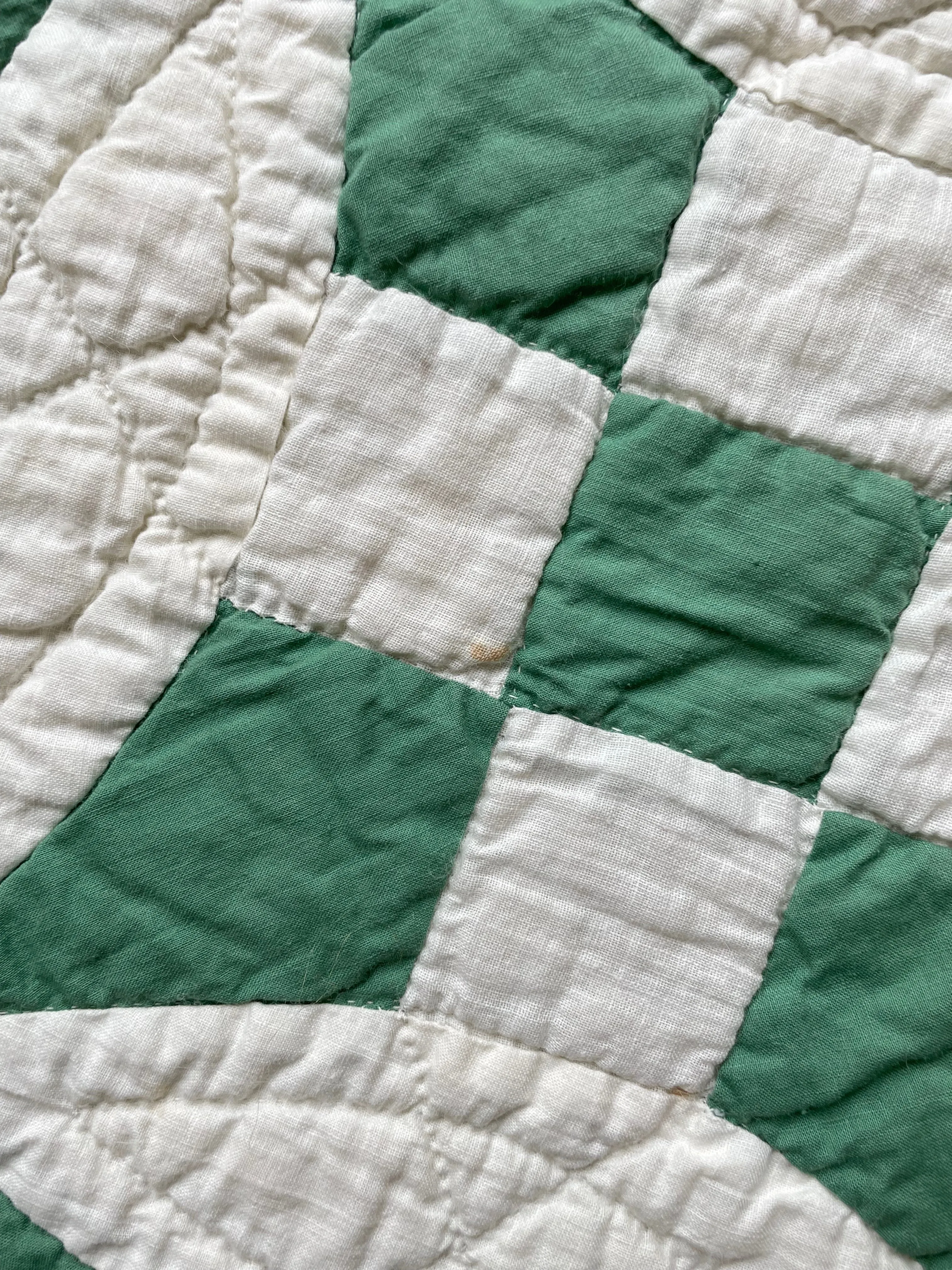 Vintage Bailey's Nine Patch Quilt